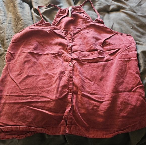 Anthropologie Tops - Anthropologie Tanktop Size L Dark